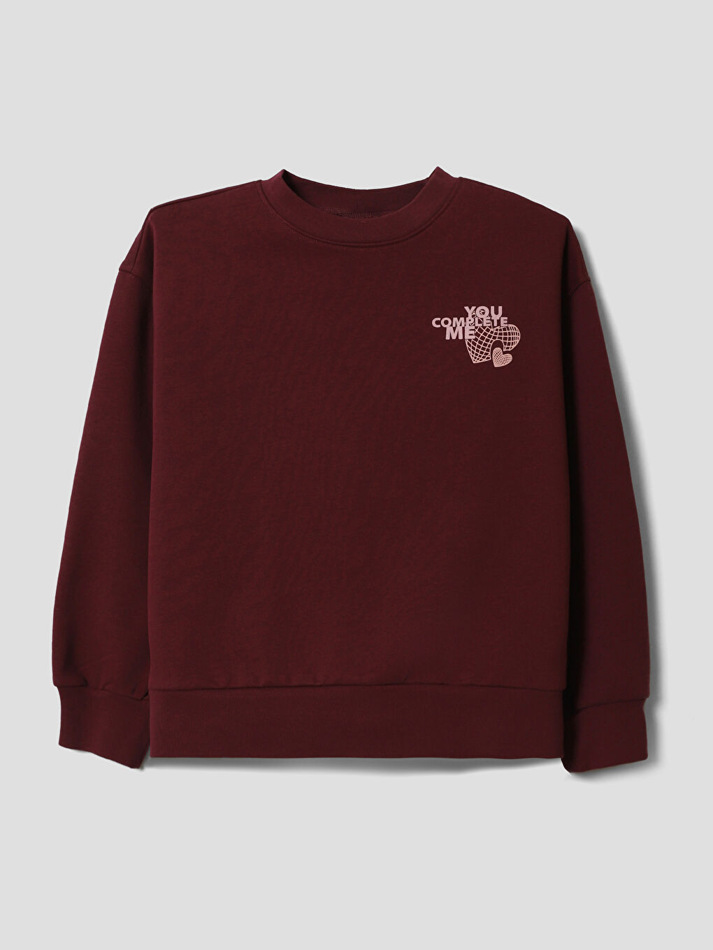 Crew Neck Girls' Sweatshirt