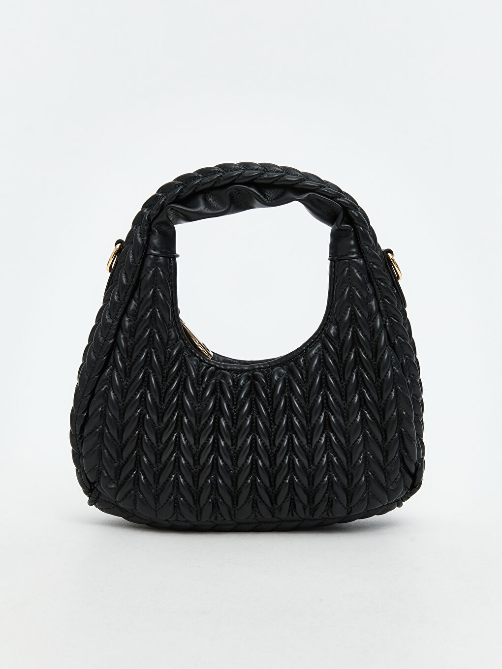 Leather-Look Women's Shoulder Bag-1