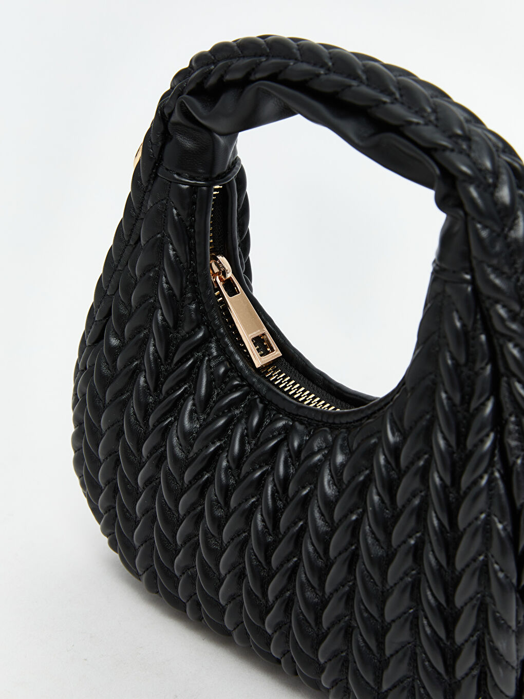 Leather-Look Women's Shoulder Bag-3