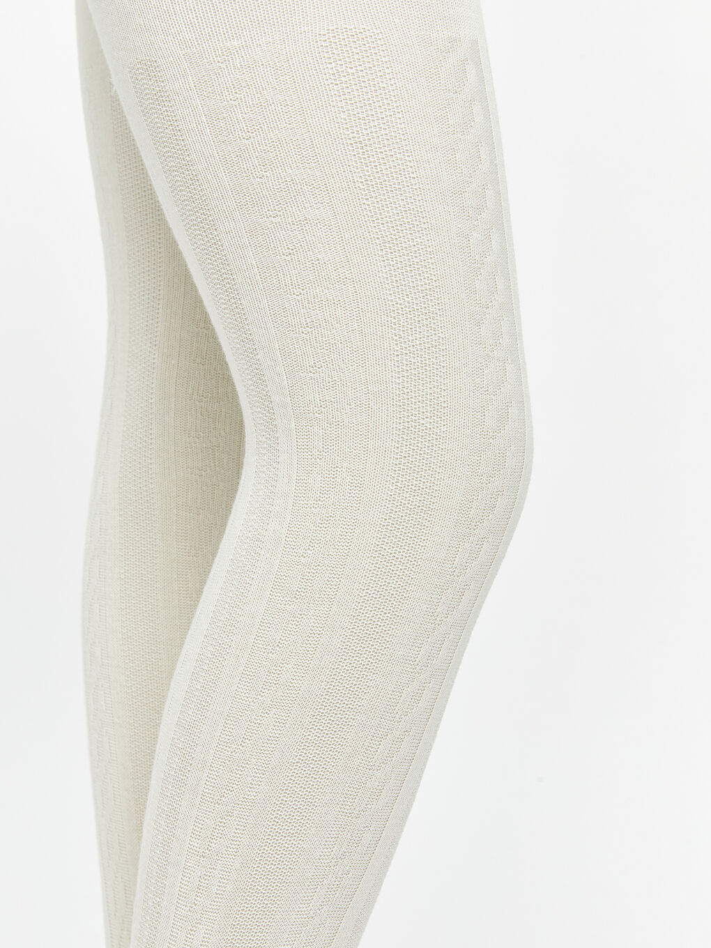 Lila Desenli Kız Çocuk Külotlu Çorap 2'li-3