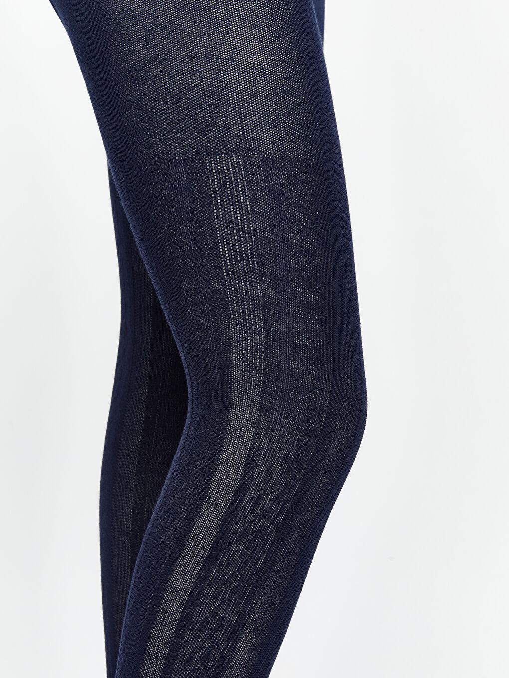 Lacivert Desenli Kız Çocuk Külotlu Çorap 2'li-1