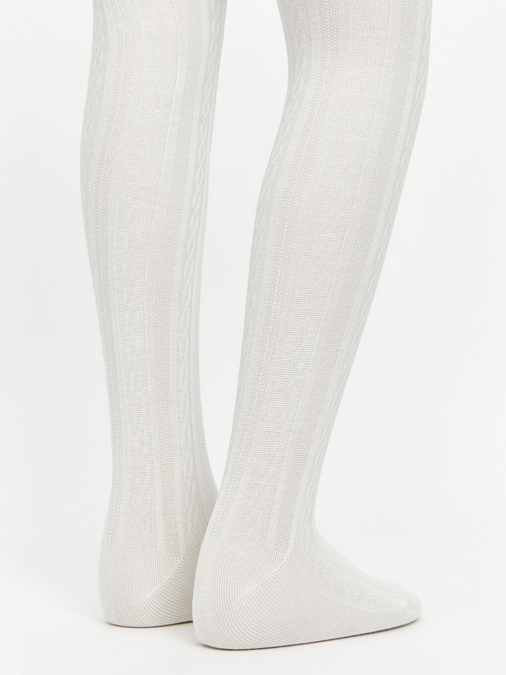 Gri Desenli Kız Çocuk Külotlu Çorap 2'li-2