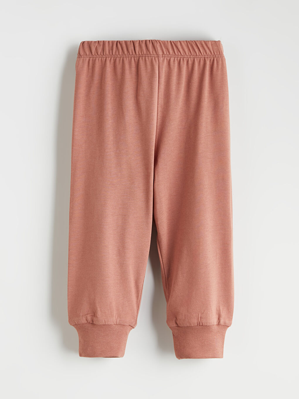 Kahverengi Beli Lastikli Erkek Çocuk Eşofman Alt