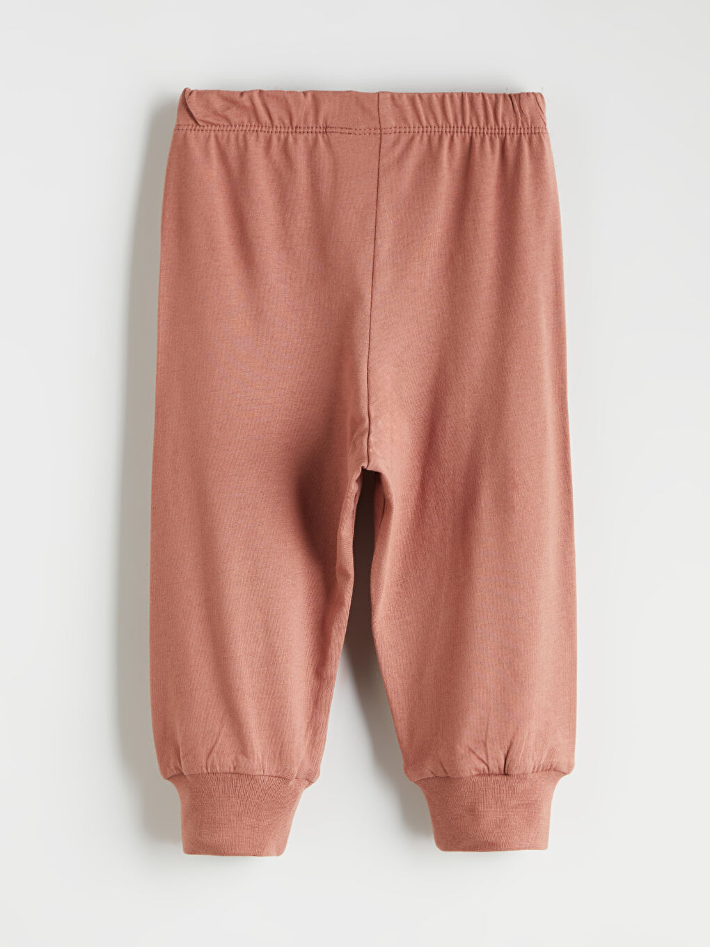 Kahverengi Beli Lastikli Erkek Çocuk Eşofman Alt-3