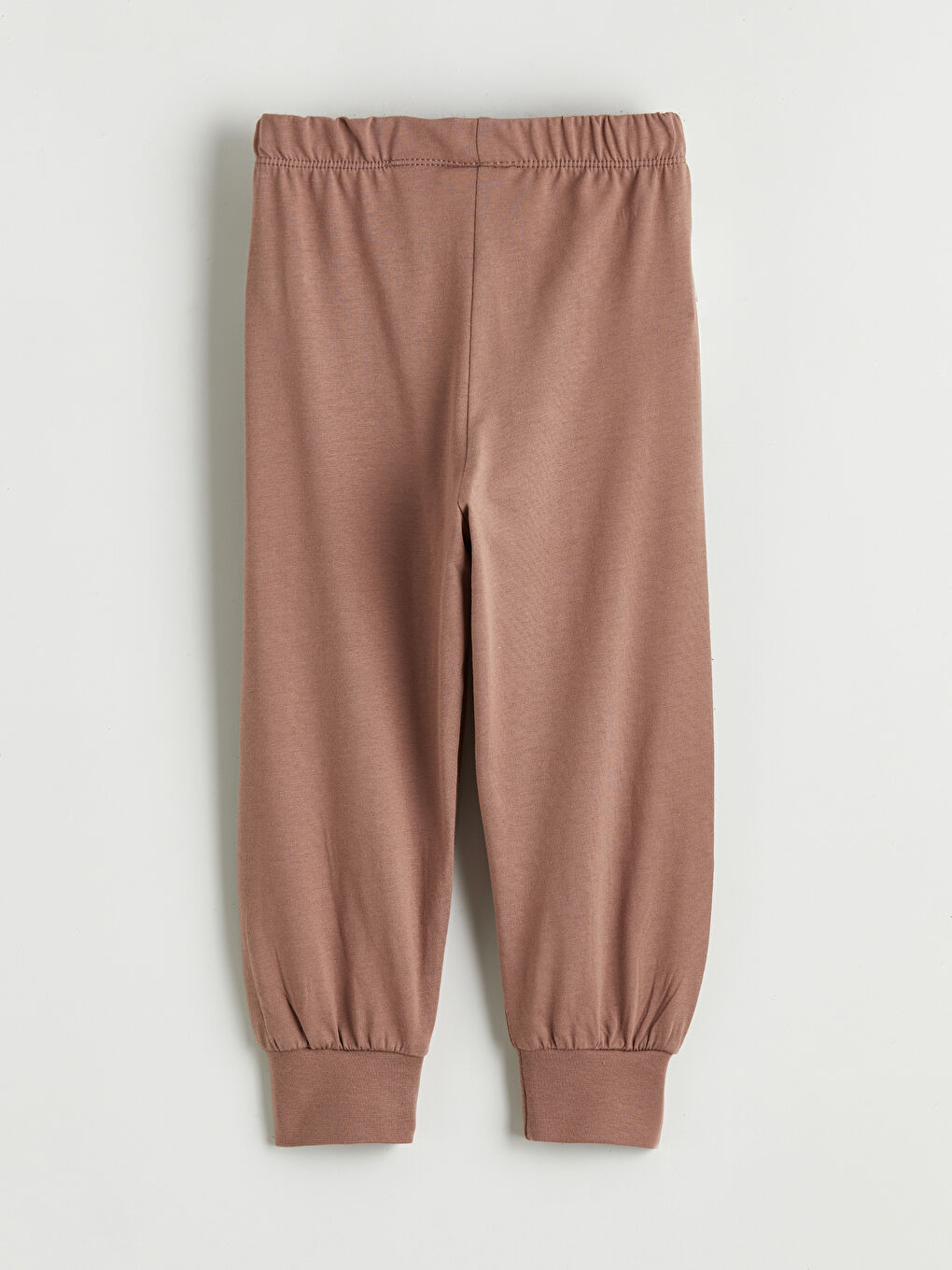 Kahverengi Beli Lastikli Erkek Çocuk Eşofman Alt-4