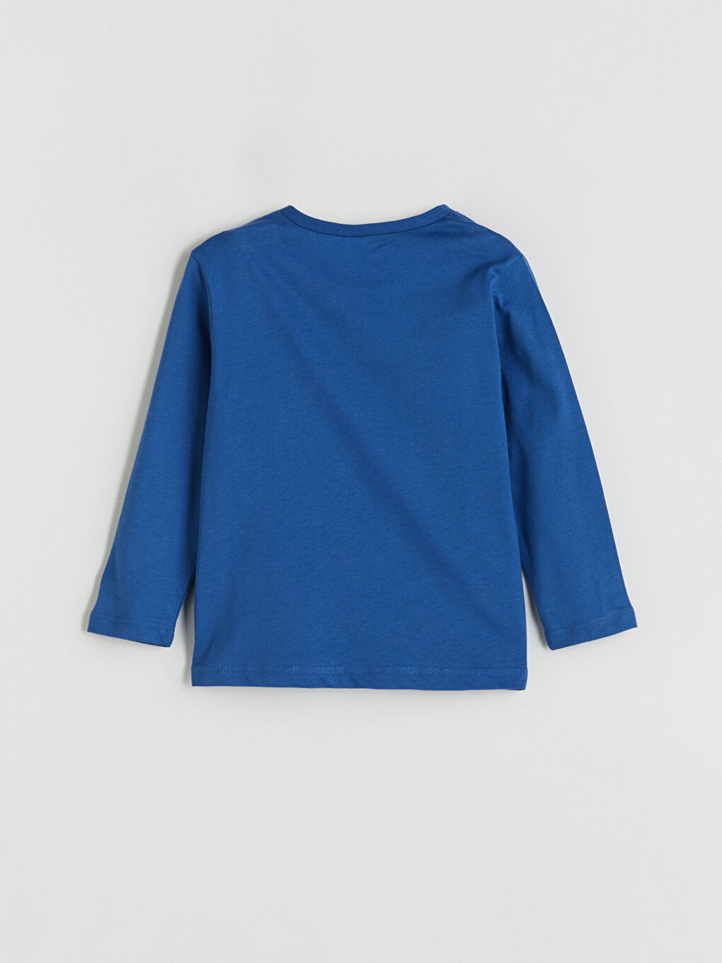 Mavi Bisiklet Yaka Erkek Çocuk Pijama Takımı-3