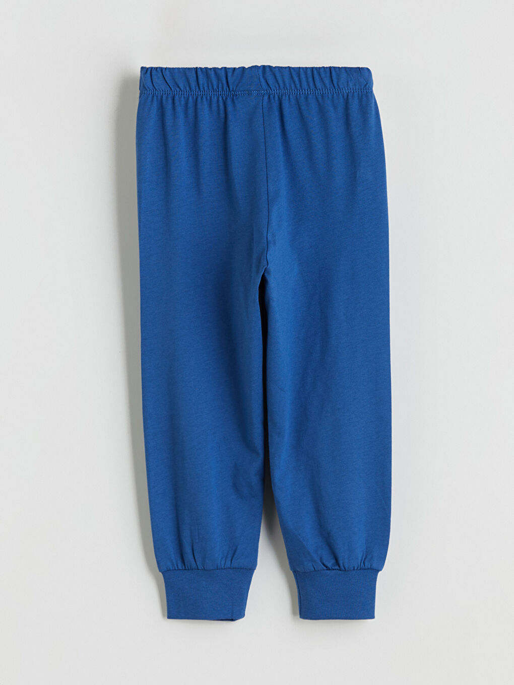 Mavi Bisiklet Yaka Erkek Çocuk Pijama Takımı-6