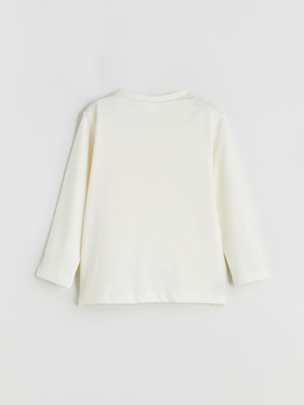 Bej Bisiklet Yaka Erkek Çocuk Pijama Takımı-3