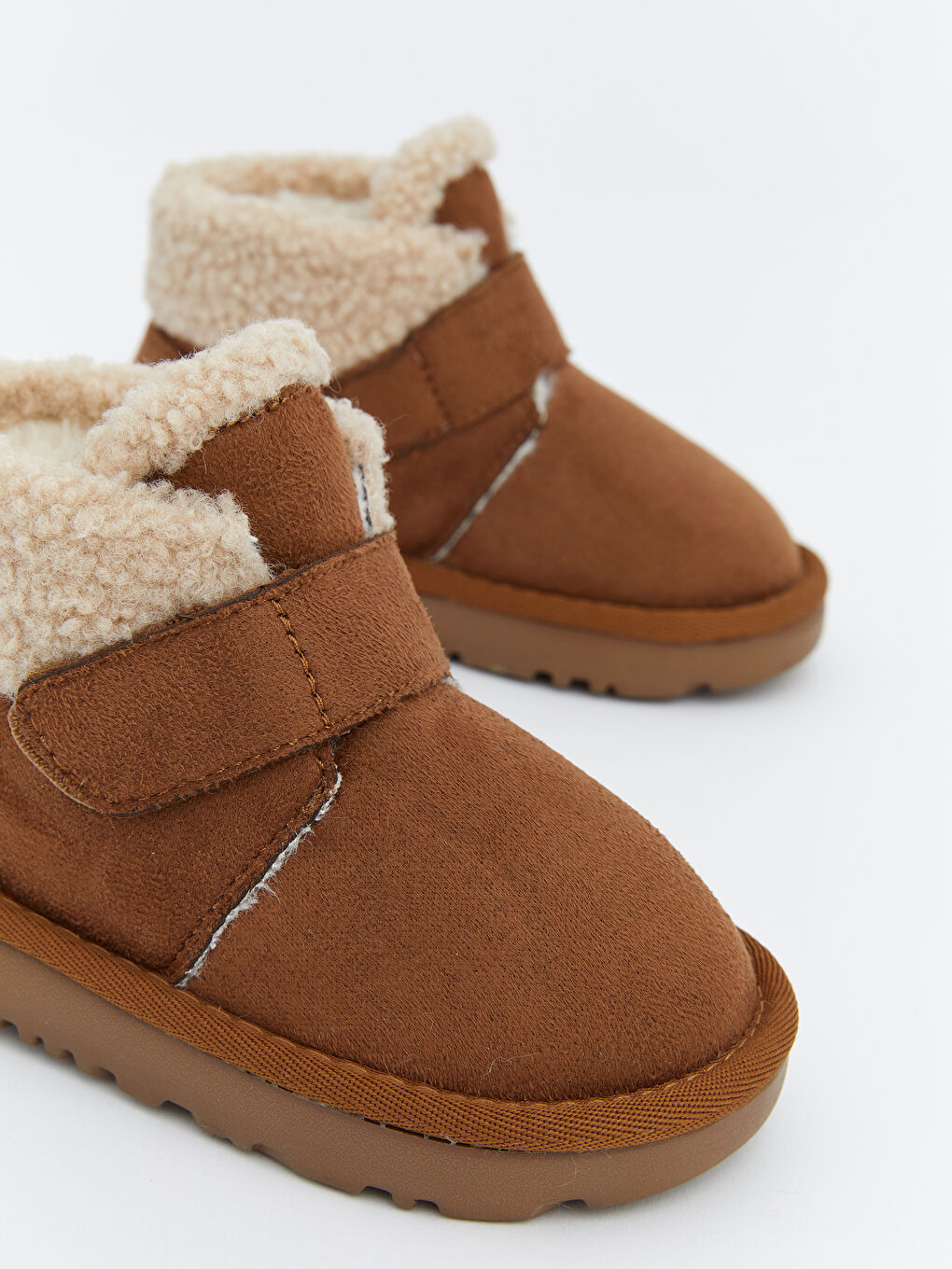 Kahverengi İçi Kürklü Erkek Bebek Bot-2