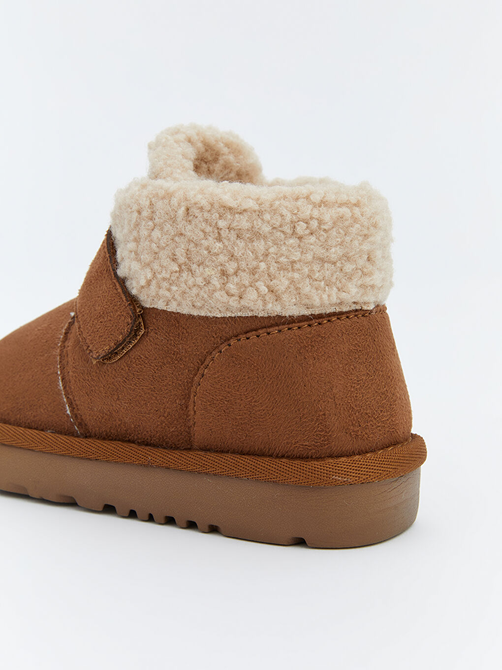 Kahverengi İçi Kürklü Erkek Bebek Bot-4