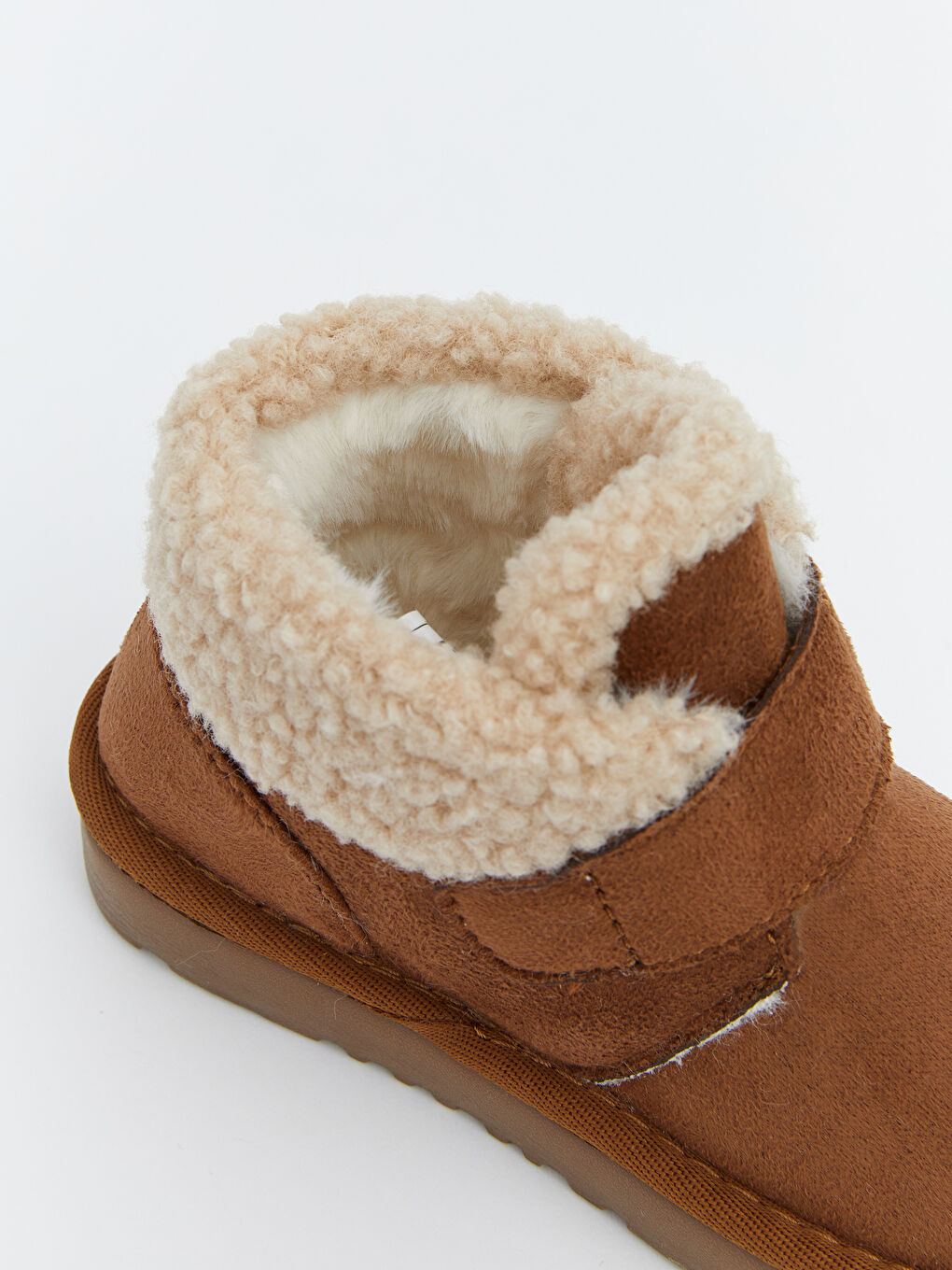 Kahverengi İçi Kürklü Erkek Bebek Bot-5