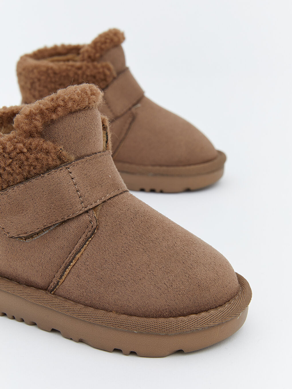 Kahverengi İçi Kürklü Erkek Bebek Bot-2