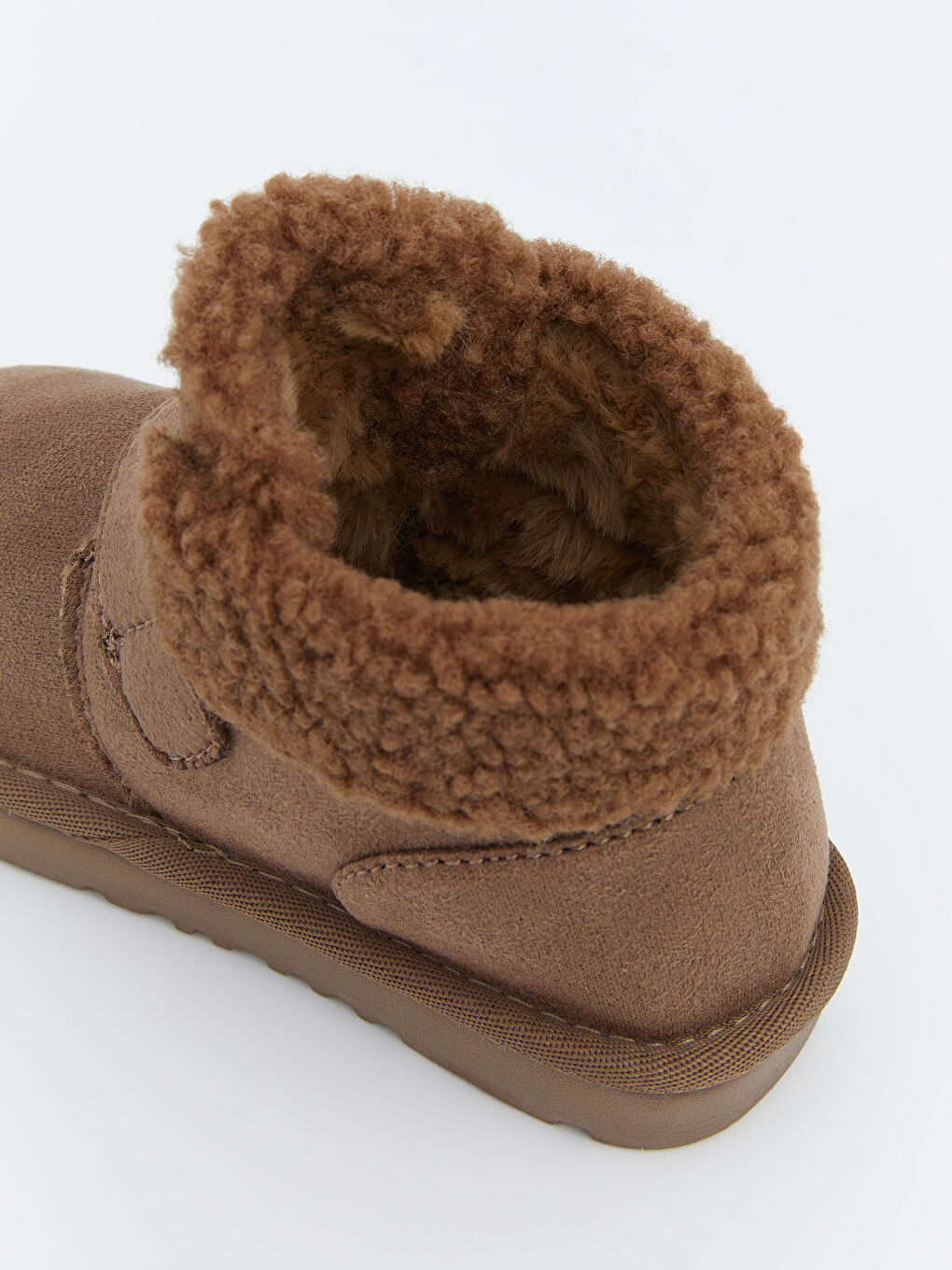 Kahverengi İçi Kürklü Erkek Bebek Bot-5