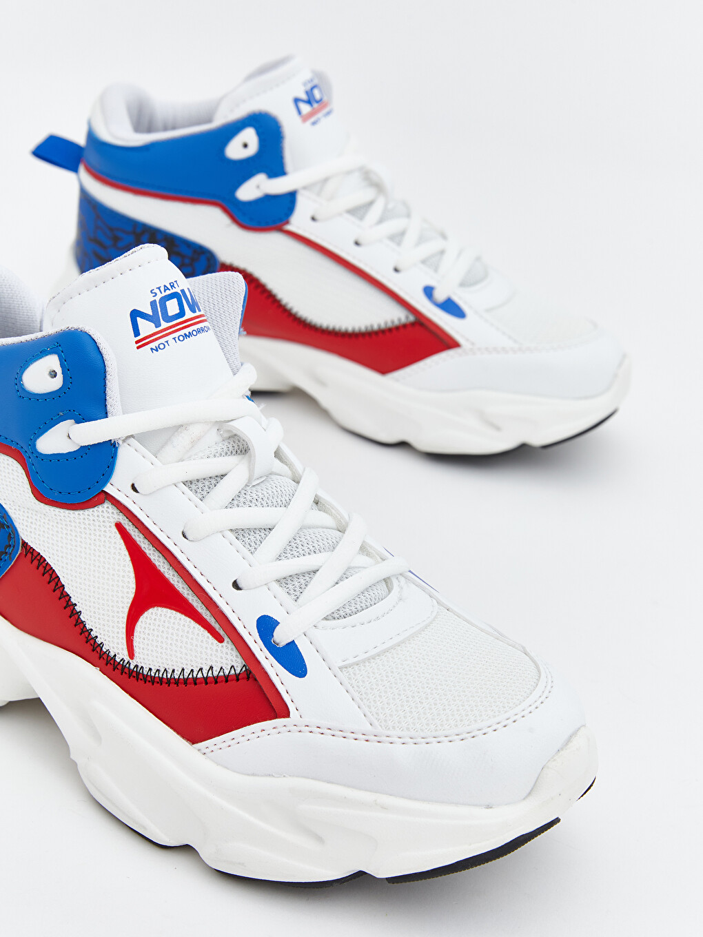 Lace-up And Hook-and-loop Boys' Basketball Shoes-2