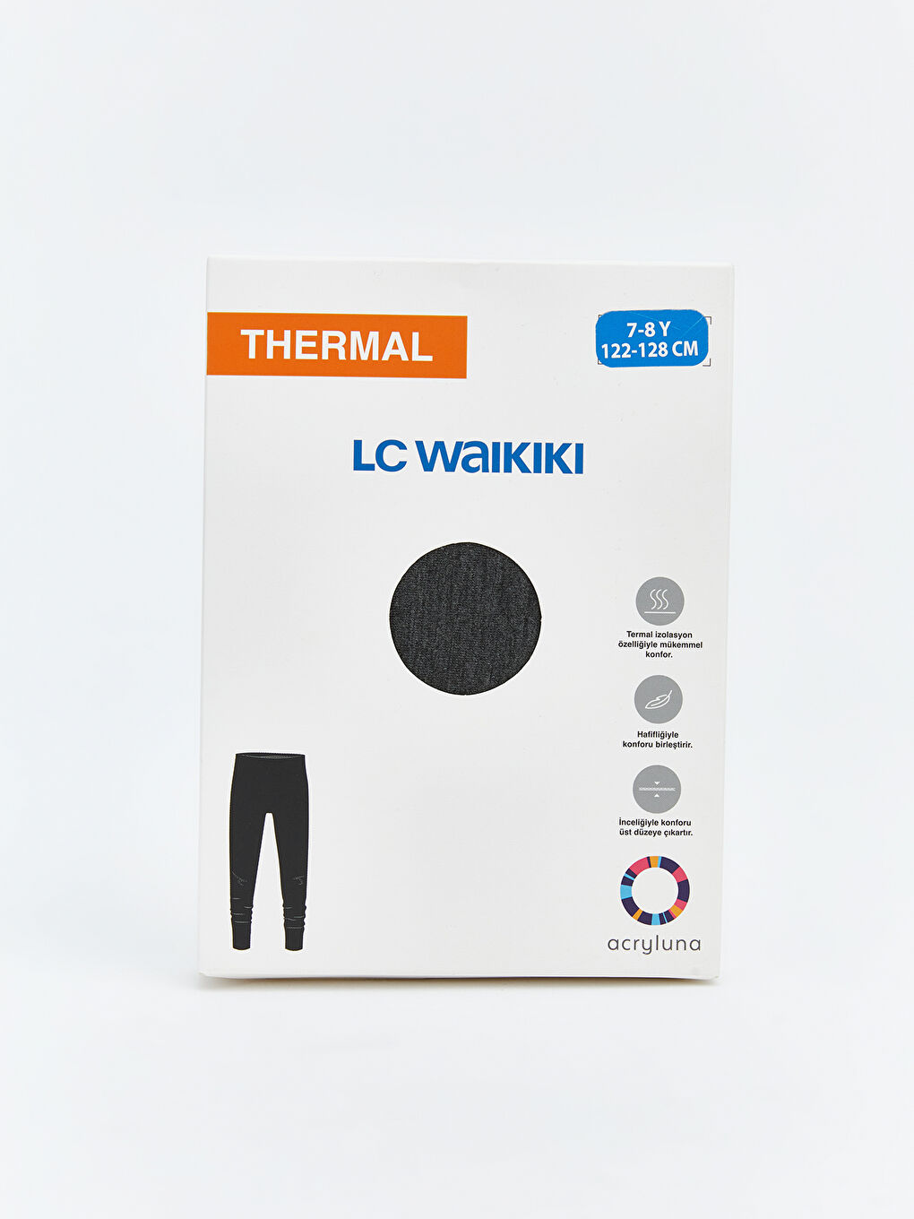 Antrasit Beli Lastikli Erkek Çocuk Termal İçlik-1