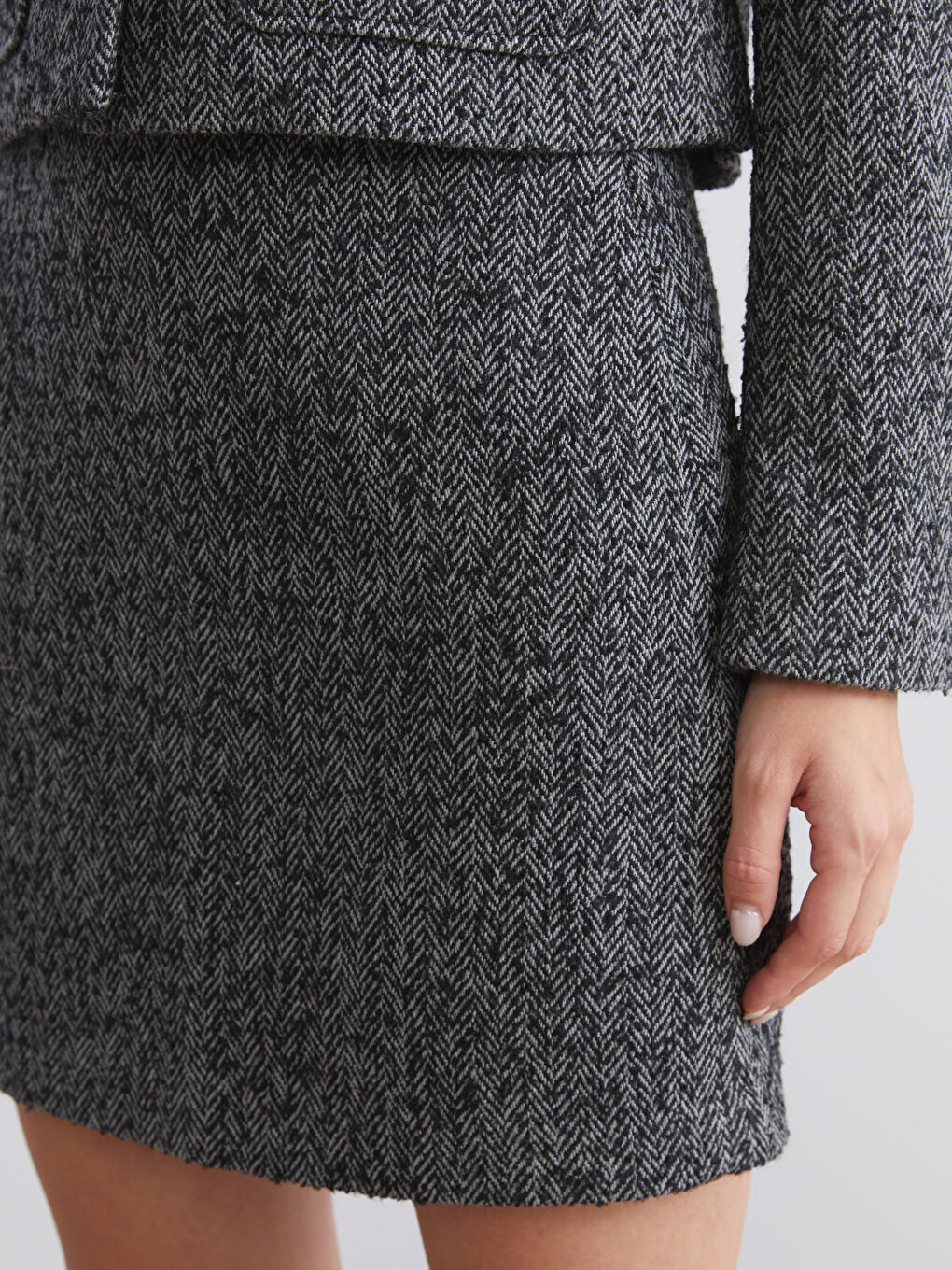 تنورة أسود امرأة-2