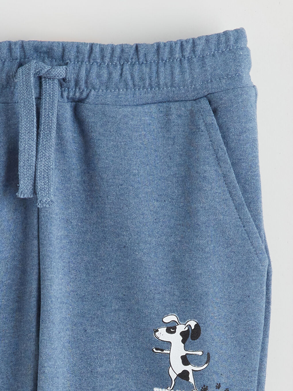 Mavi Beli Lastikli Erkek Çocuk Jogger  Eşofman Altı-1