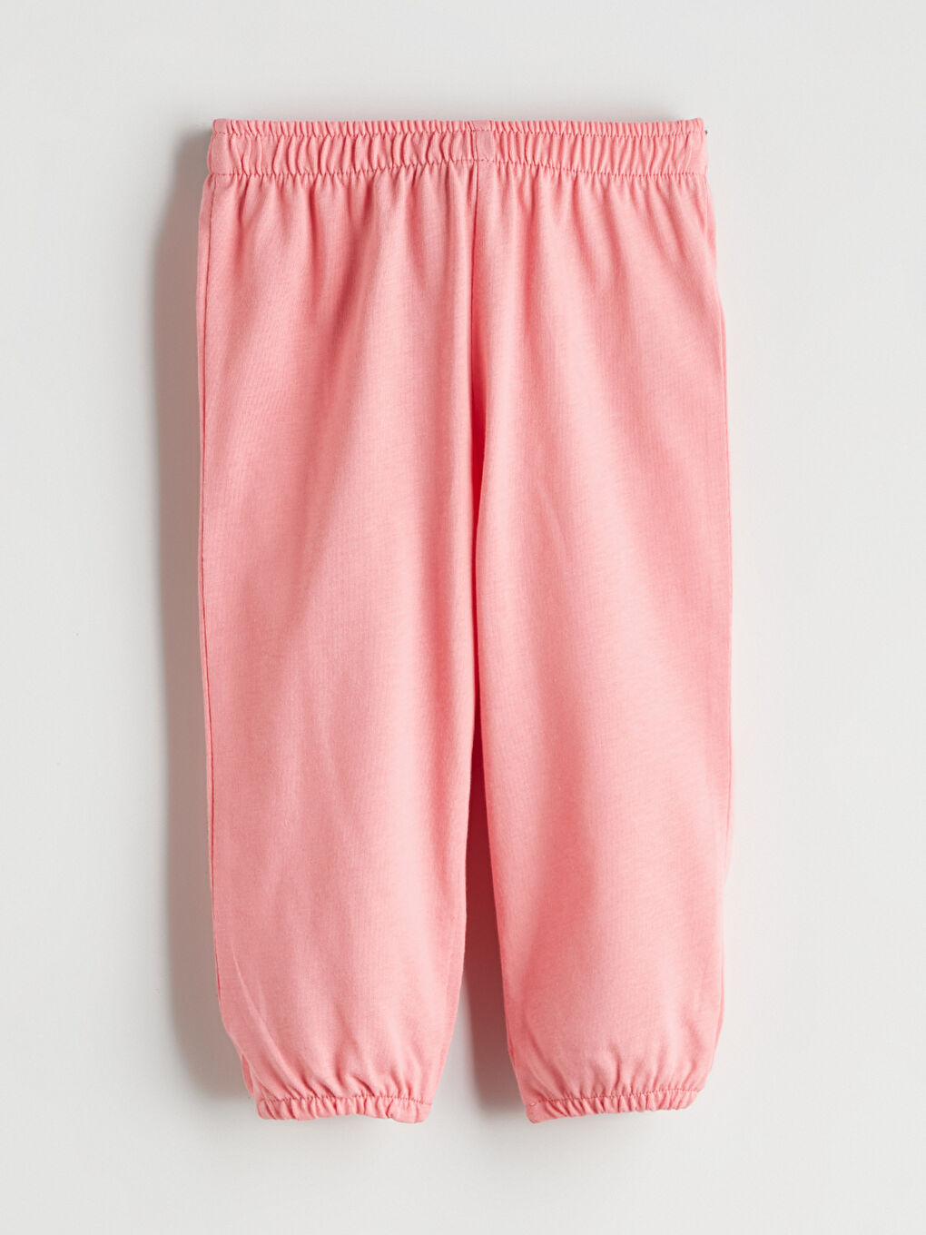 Pembe Çiçek Baskılı Fırfırlı Kız Bebek Bluz ve Tayt 2'li-4