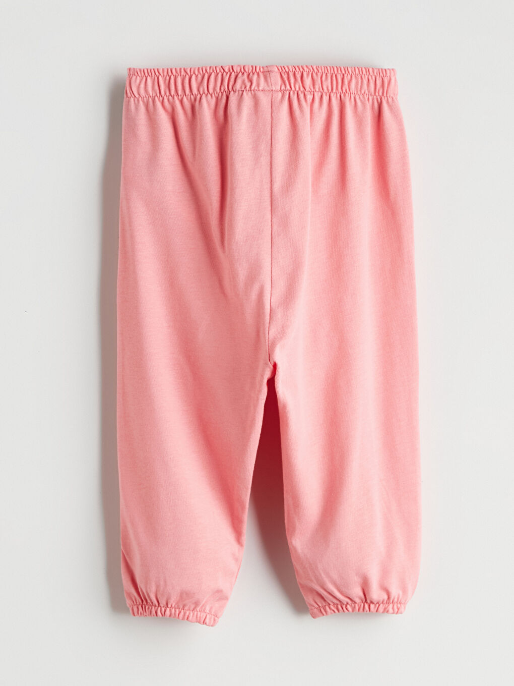 Pembe Çiçek Baskılı Fırfırlı Kız Bebek Bluz ve Tayt 2'li-6