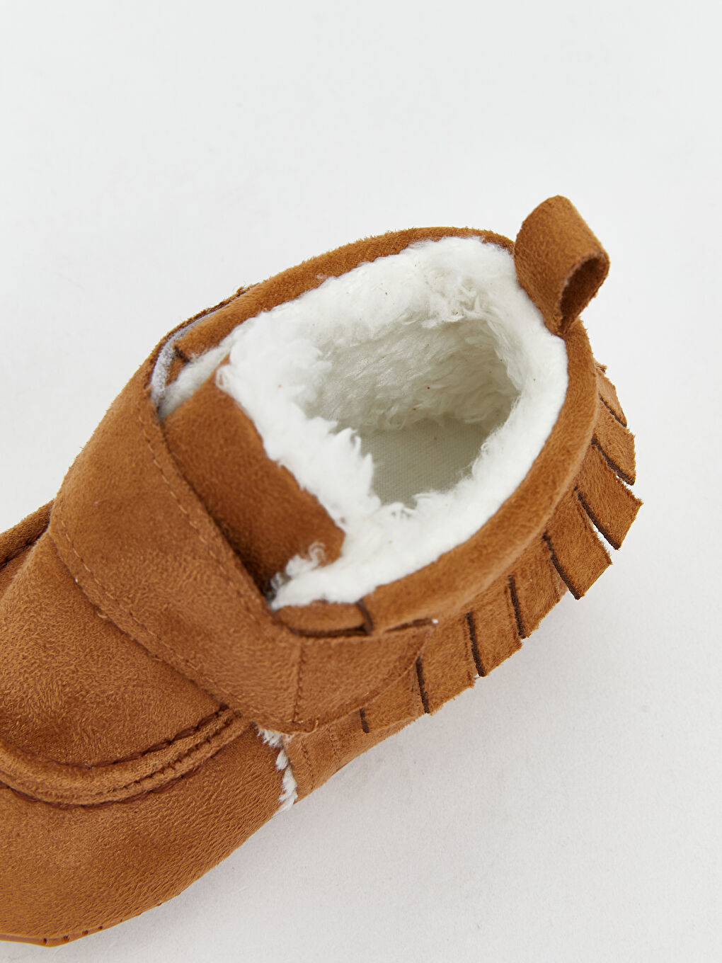 Faux Suede Baby Boys' Home Boot Slipper-5