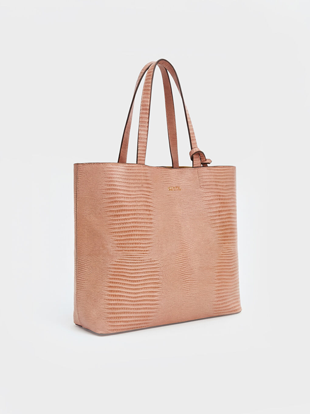 Karışık Deri Görünümlü Kadın Omuz Çantası-1