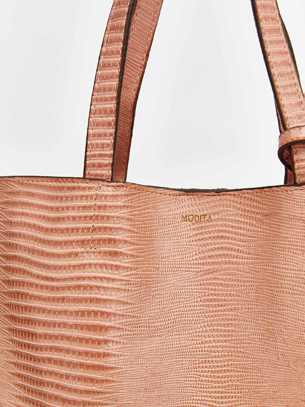 Karışık Deri Görünümlü Kadın Omuz Çantası-2