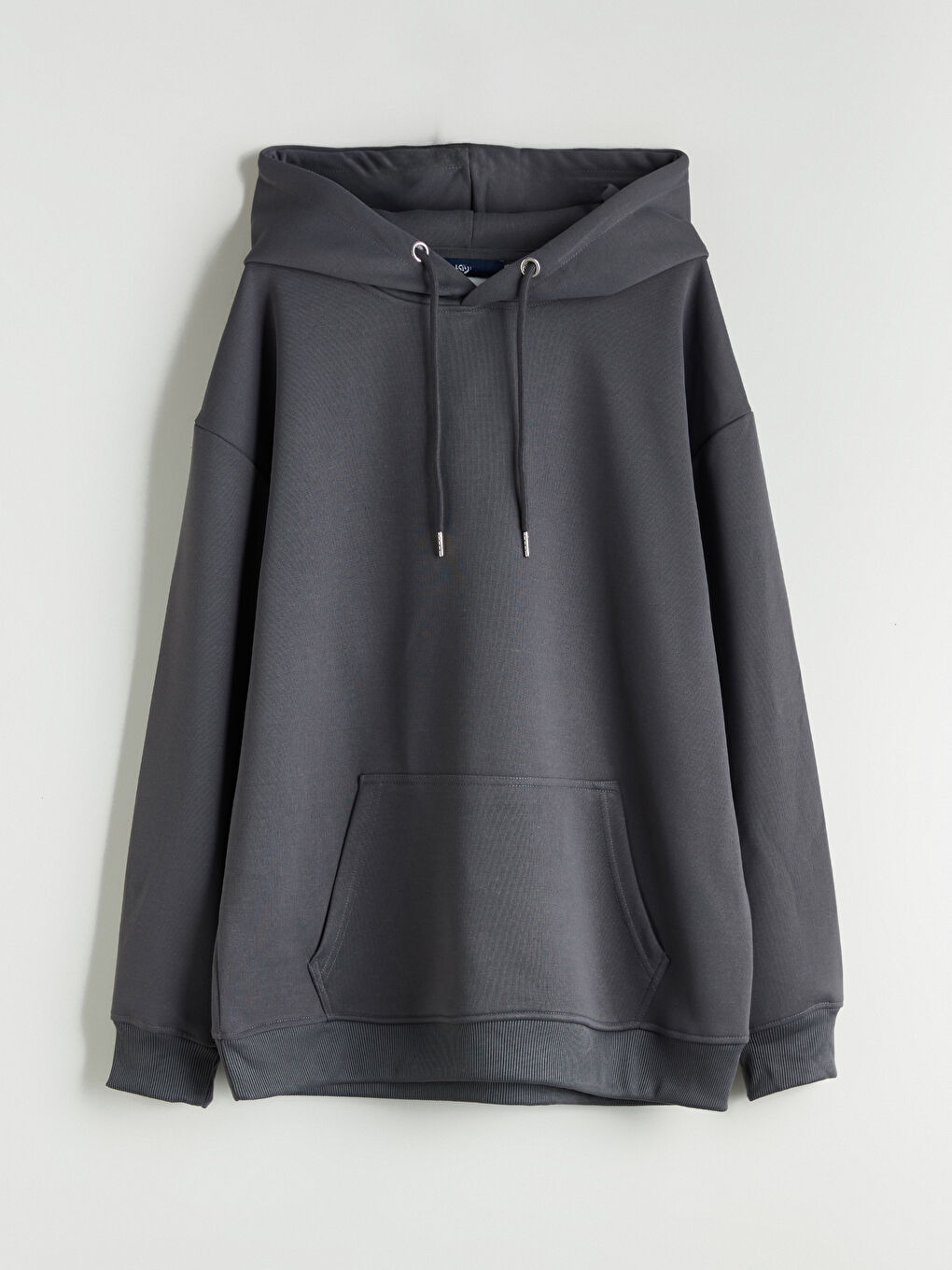 Мъж Антрацит Суитшърт с качулка-4