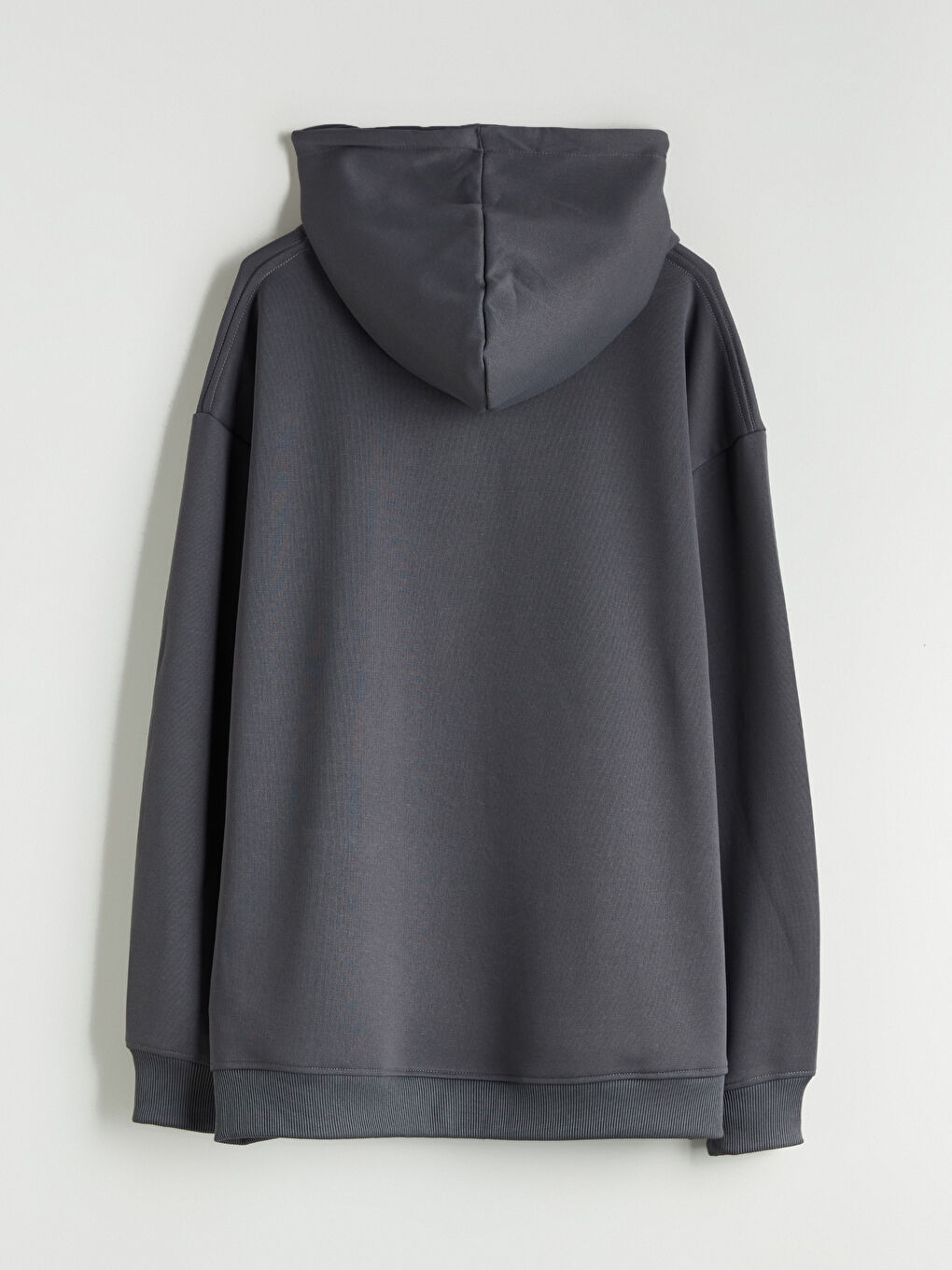 Мъж Антрацит Суитшърт с качулка-5