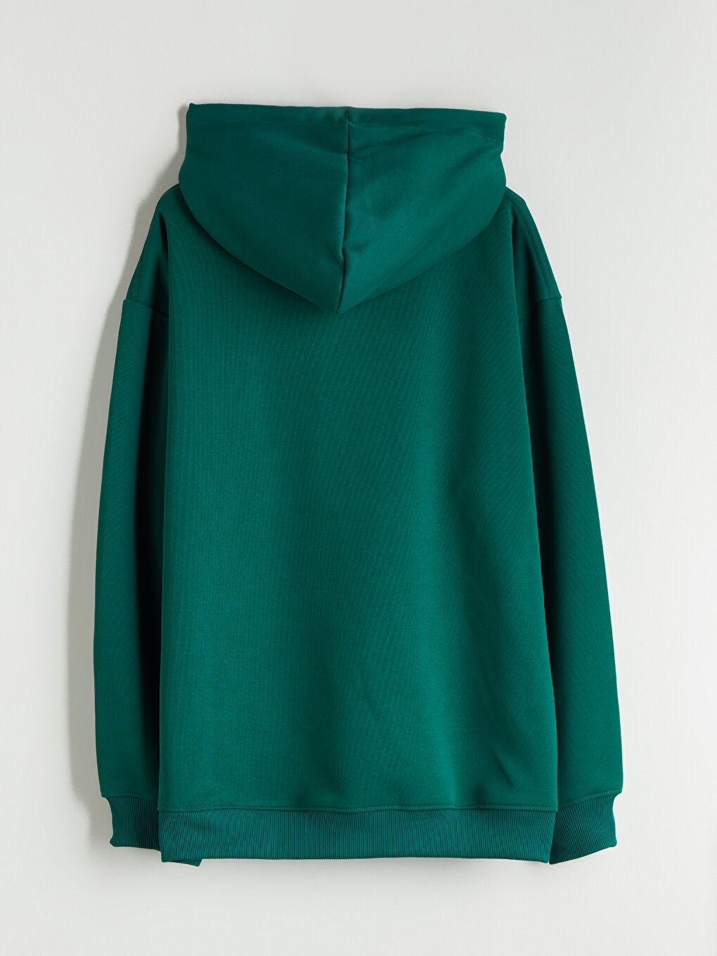 Мъж Зелено Суитшърт с качулка-5