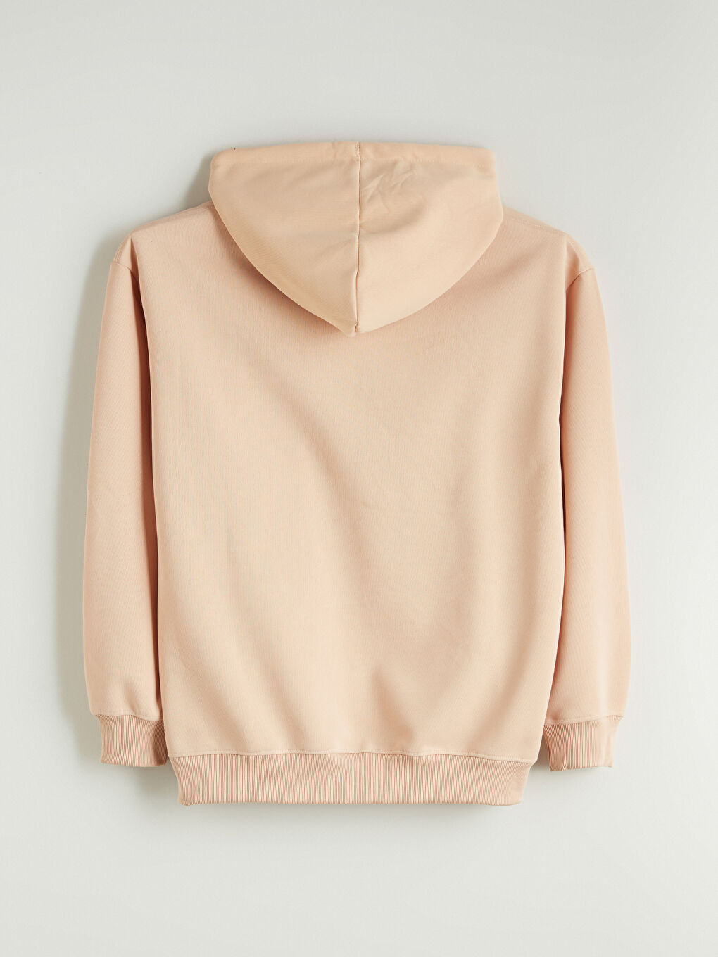 Мъж Кафяво Суитшърт с качулка-5