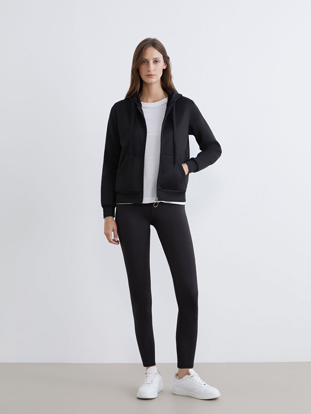 Hooded Women's Zip-Up Sweatshirt-1