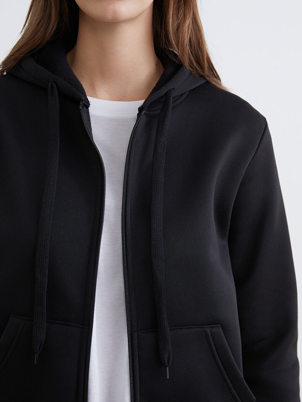 Hooded Women's Zip-Up Sweatshirt-2