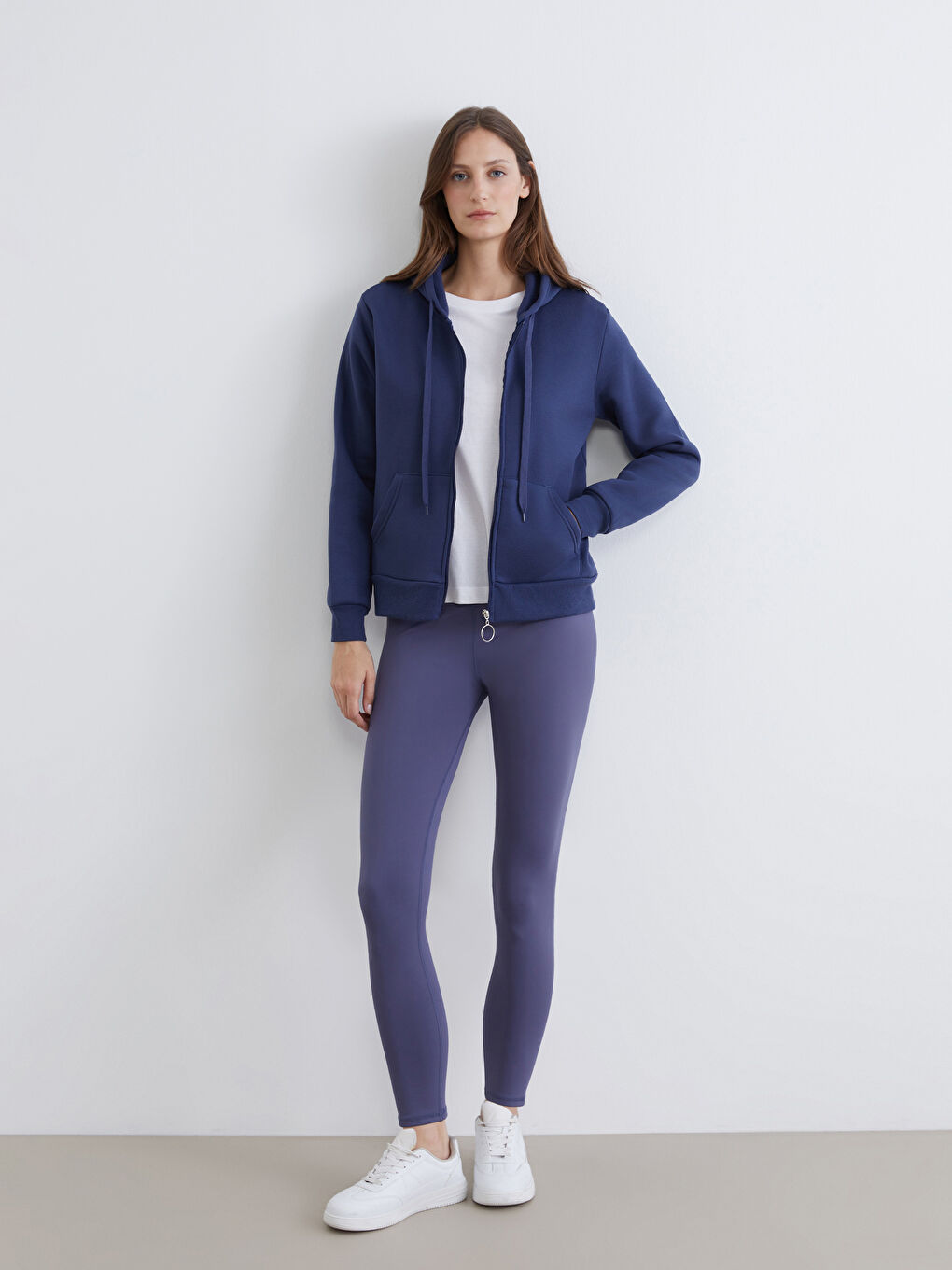 Hooded Women's Zip-Up Sweatshirt-1