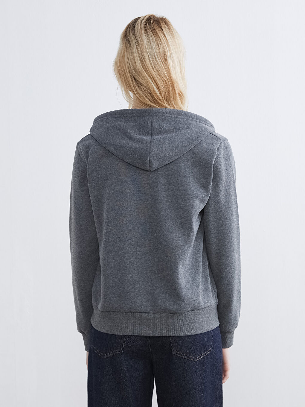 Hooded Women's Zip-Up Sweatshirt-3
