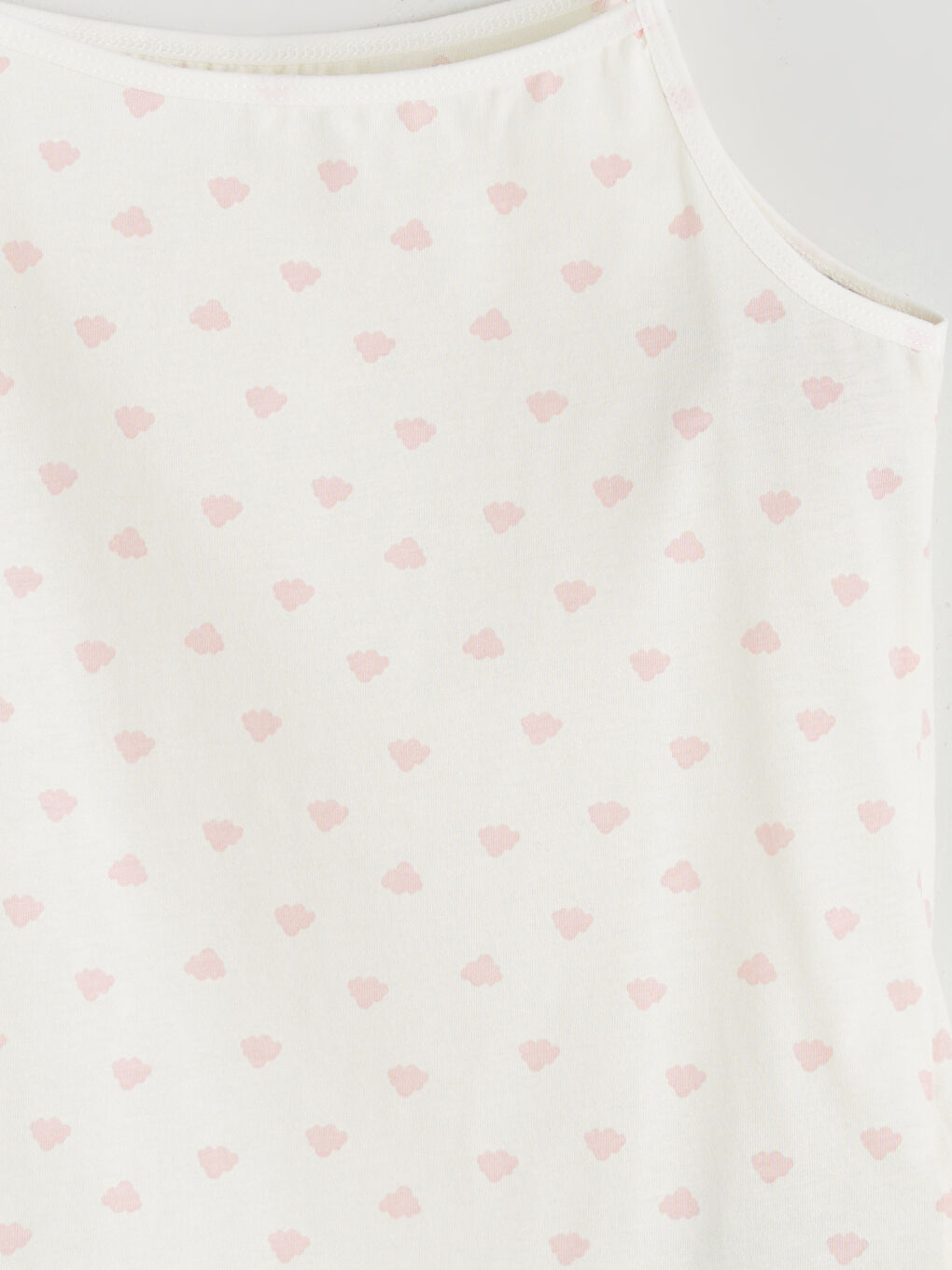 Ekru Kare Yaka Kız Çocuk Atlet-2