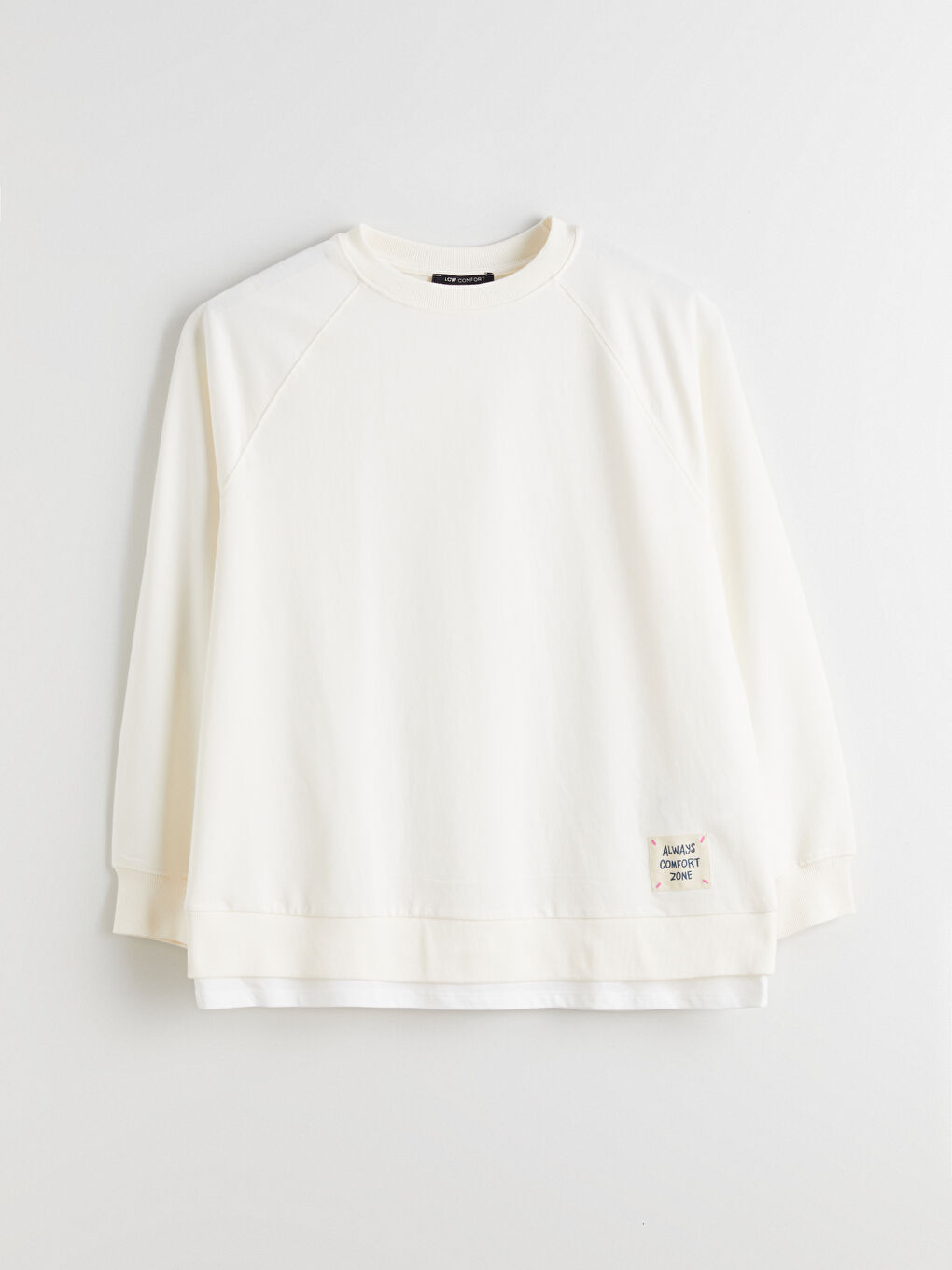 Crew Neck Oversize Women's Sweatshirt-4