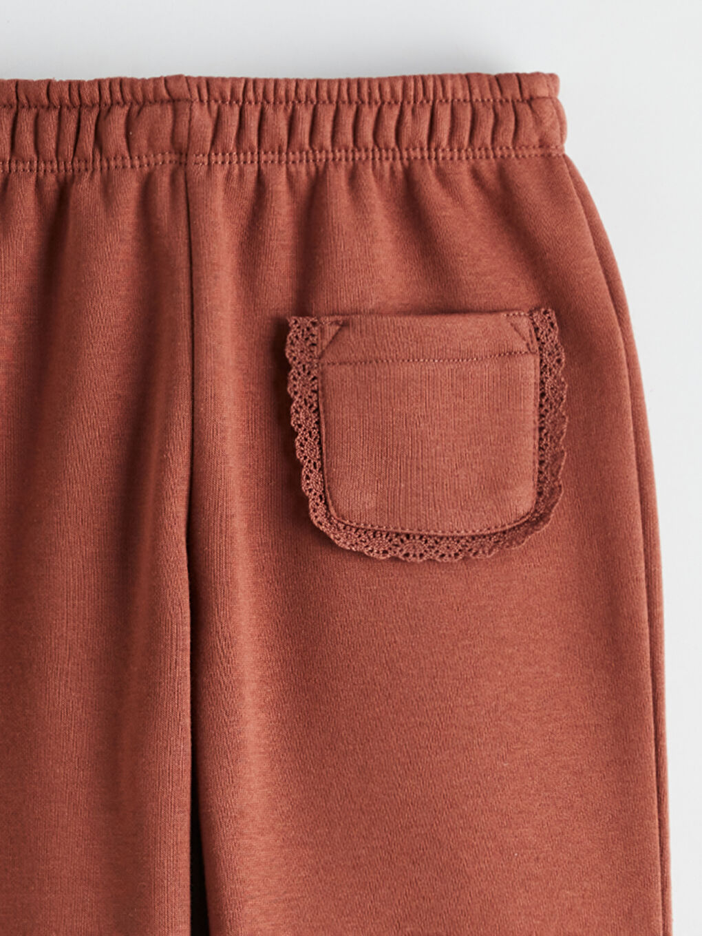 Elasticated Waist Basic Girls' Sweatpants-2