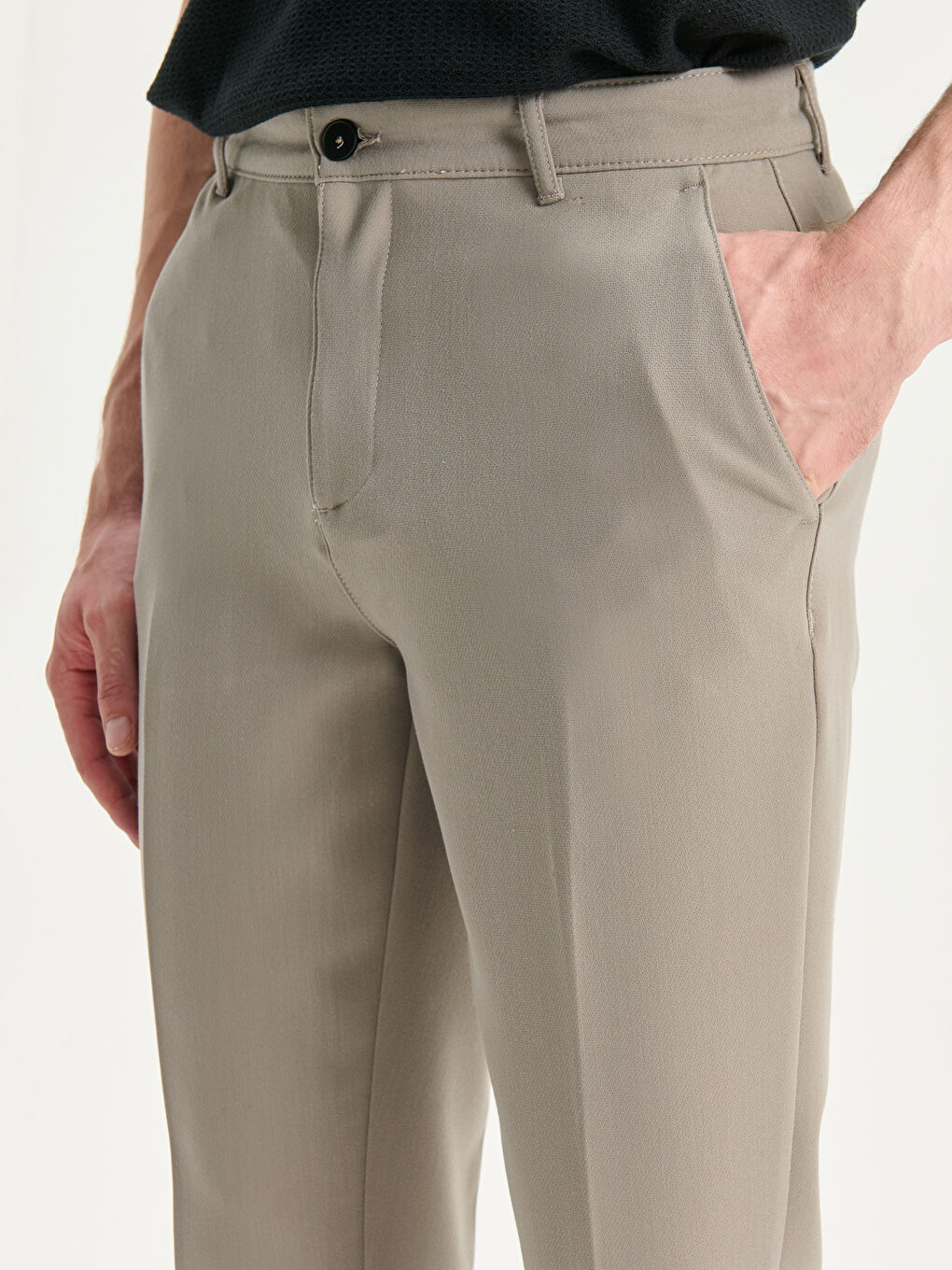 Yeşil Slim Fit Erkek Pantolon-2