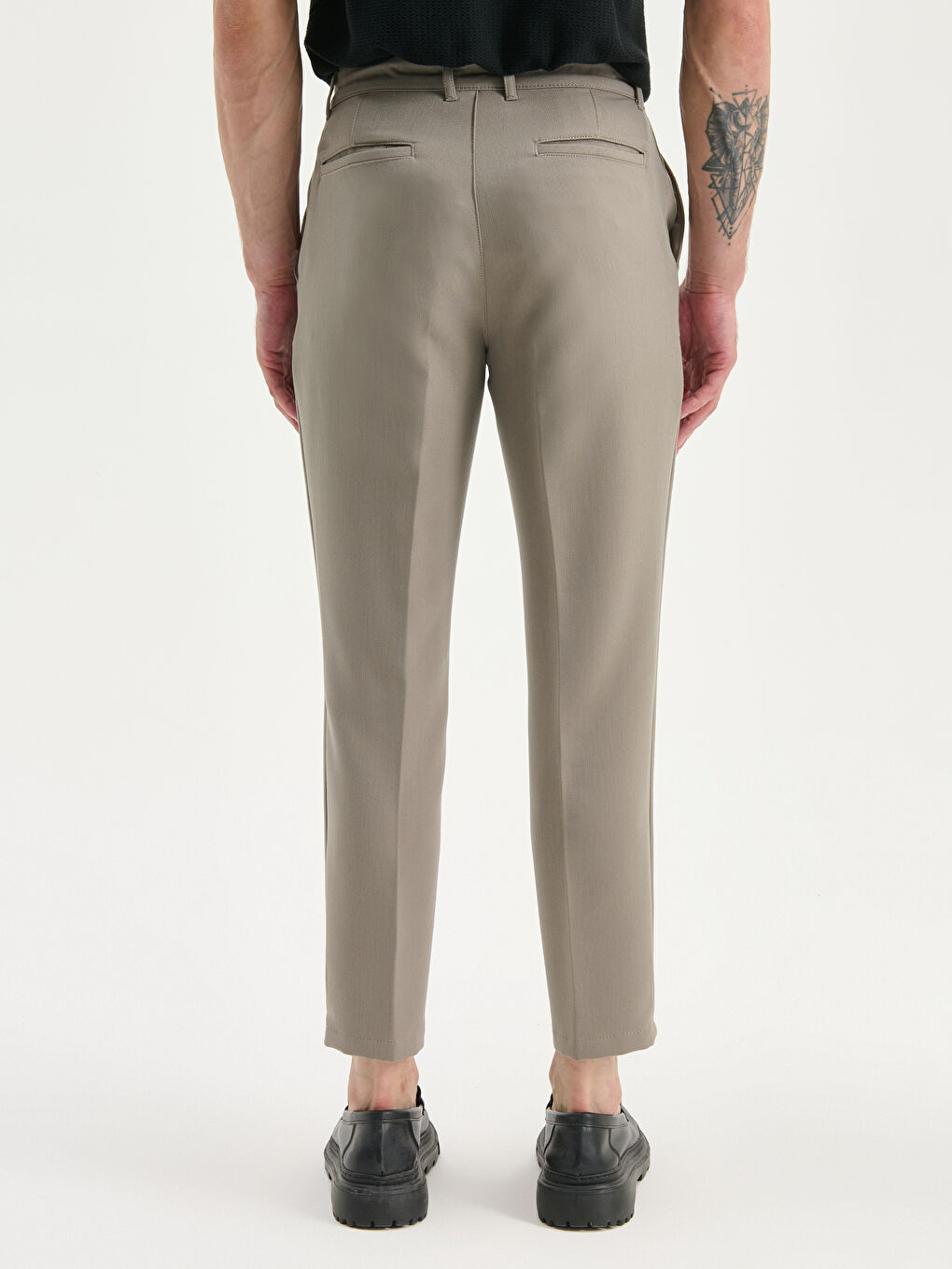 Yeşil Slim Fit Erkek Pantolon-3