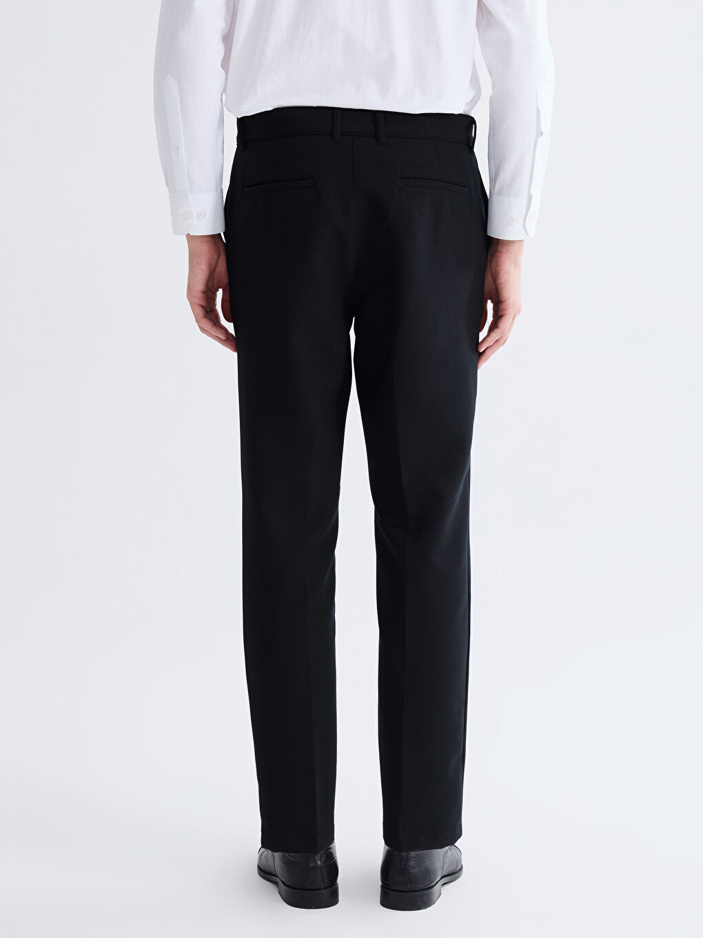 Siyah Slim Fit Erkek Pantolon-6