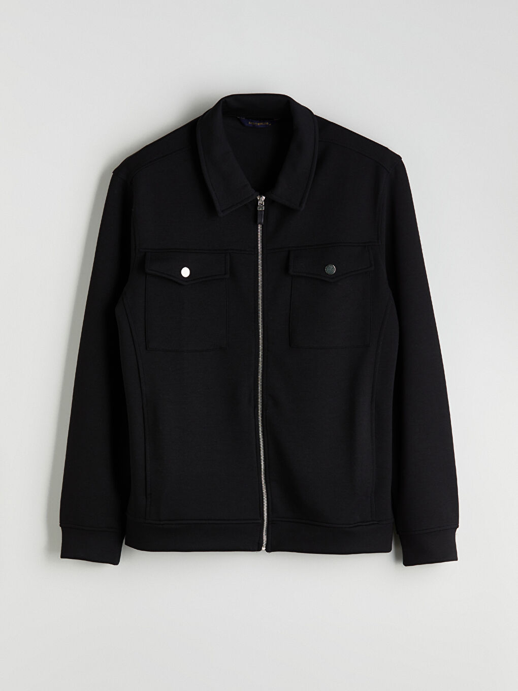 Standard Fit Collared Neck Men's Jacket-5