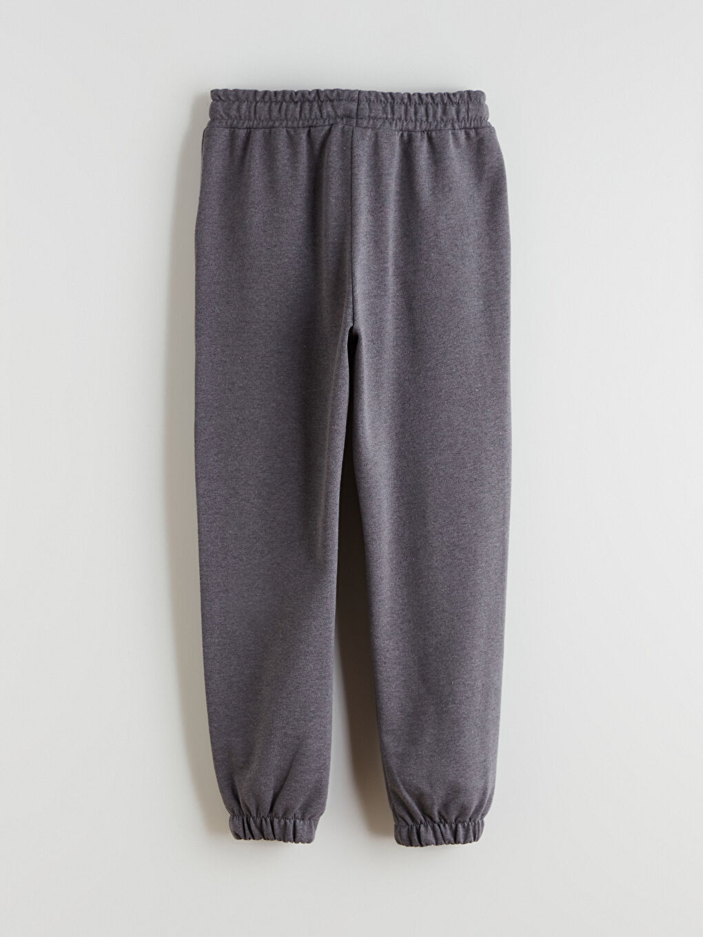 Gri Beli Lastikli Erkek Çocuk Jogger  Eşofman Altı-2