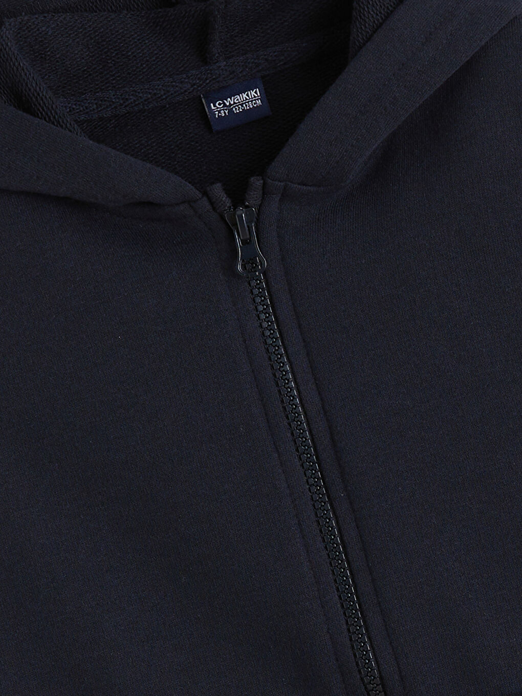 Lacivert Kapüşonlu Erkek Çocuk Yelek-1