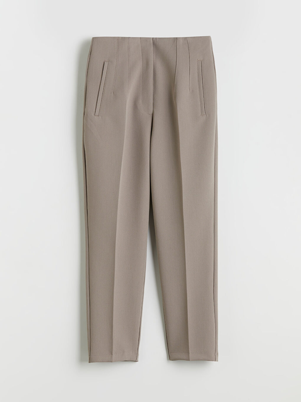 Woman BEIGE Trousers-6