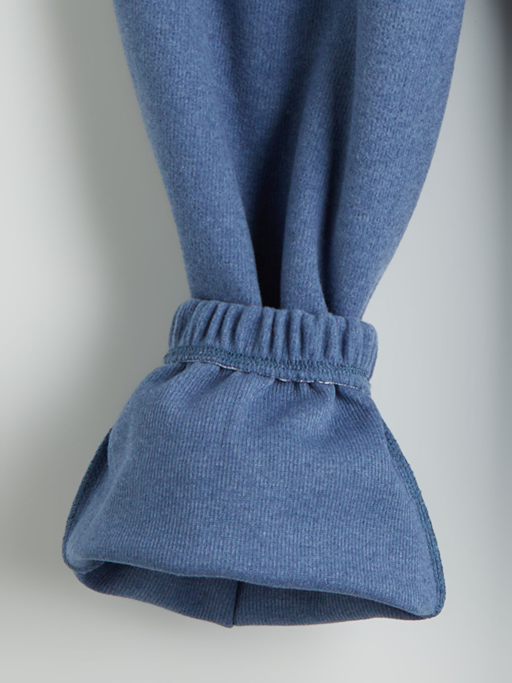 İndigo Beli Lastikli Kadın Jogger Eşofman Altı-3