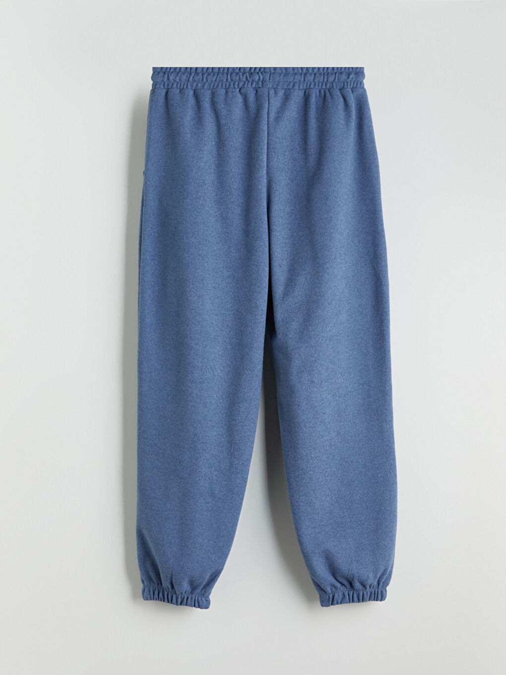 İndigo Beli Lastikli Kadın Jogger Eşofman Altı-4