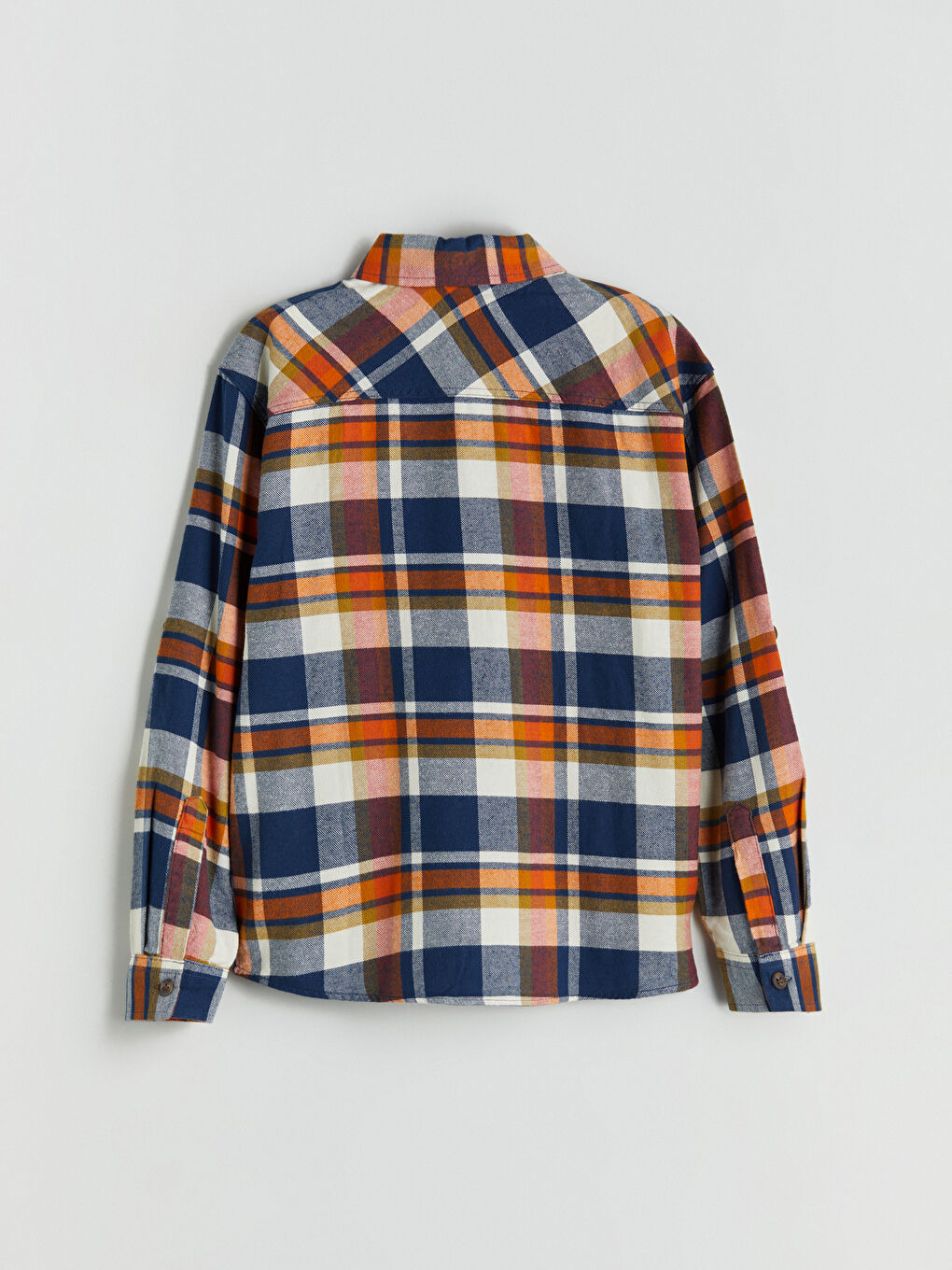 Plaid Long Sleeve Boys' Shirt-2