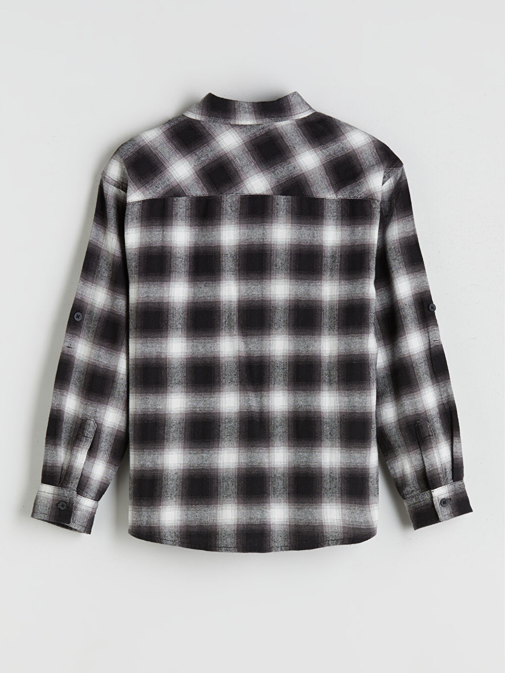 Plaid Long Sleeve Boys' Shirt-1