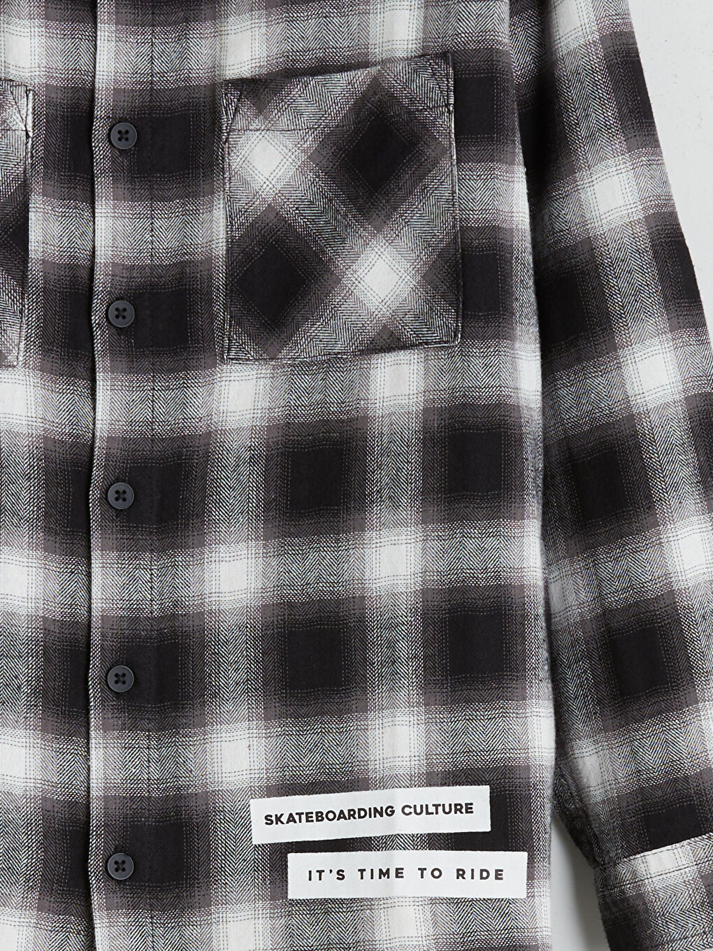 Plaid Long Sleeve Boys' Shirt-2