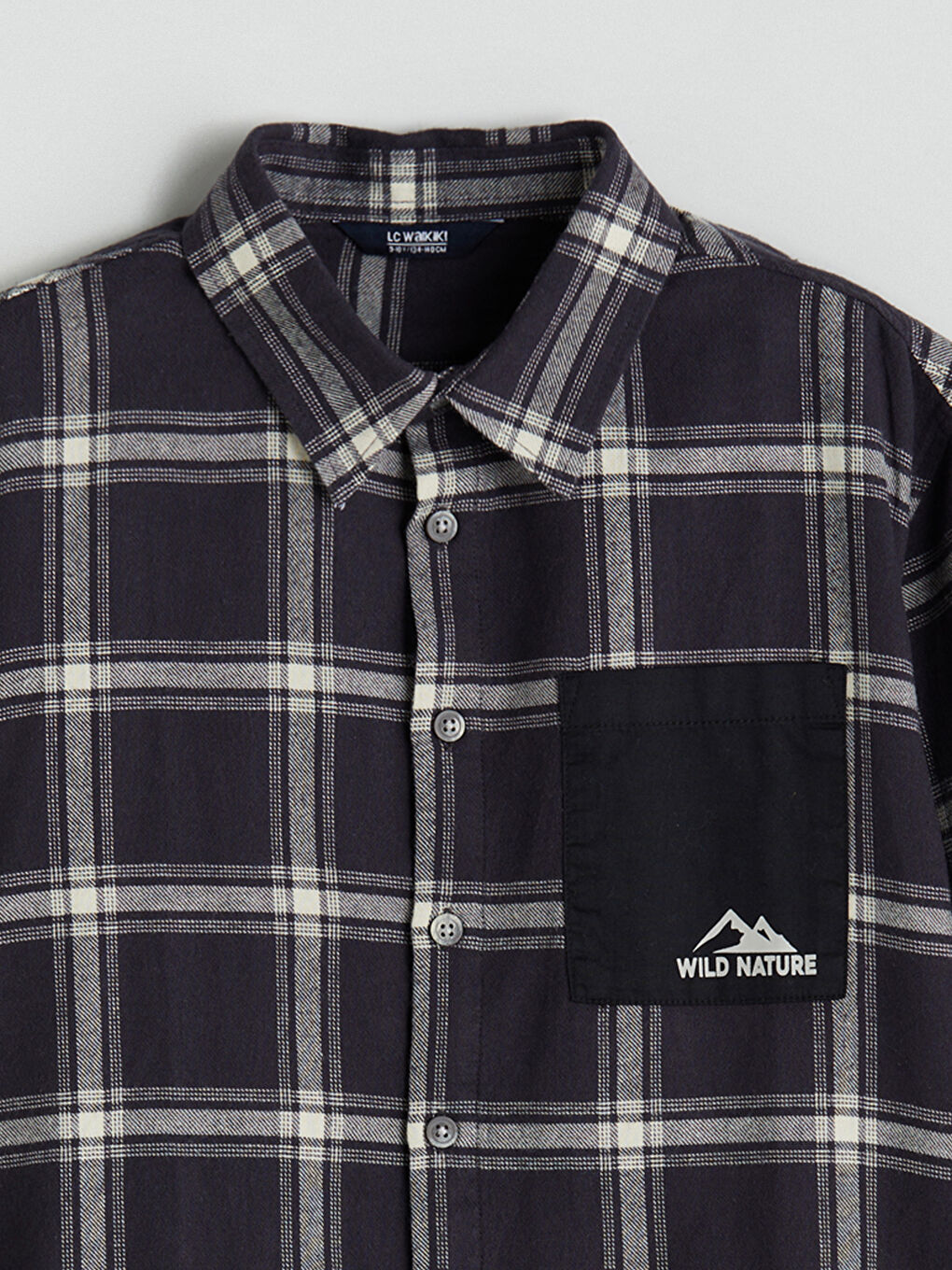 Plaid Long Sleeve Boys' Shirt-1